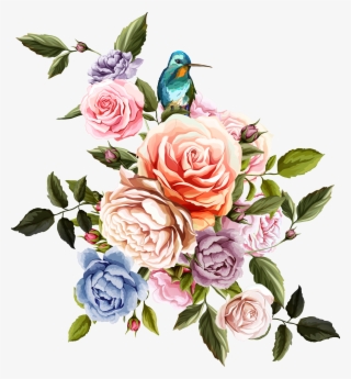 Free Plants, Vector Flowers, Flower Art, Leaves, Birds, - Thank You Card For A Birthday Wishes