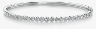 Classic Round Illusion Setting Diamond Bangle - Bangle