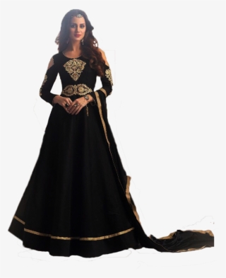 Designer Wear Collection - Frock Black Suit Designs