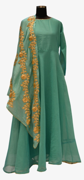 Chanderi Kurti Png File - Kurti With Stole