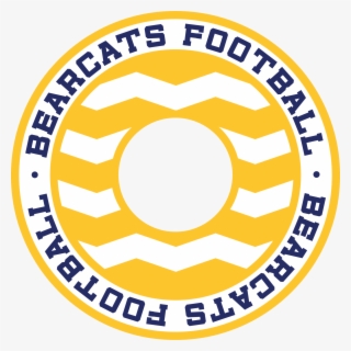 Bearcats Football Chevron Monogram Frame - Circle