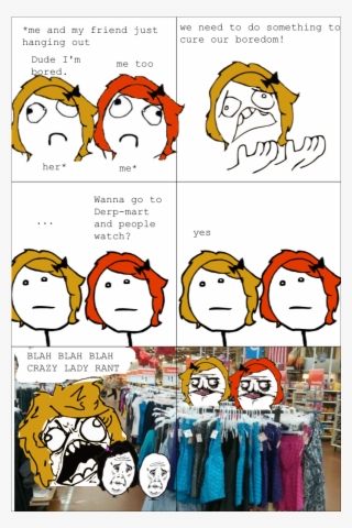 People Watching - Rage Comics About Aunts