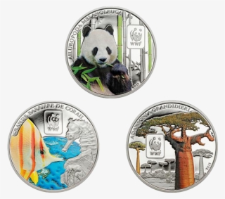 2015 Wwf 3-coin Set - Monedas Republica Centro Africana