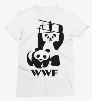Wwf ﻿classic Sublimation Women's T-shirt - Wwf Panda Chair