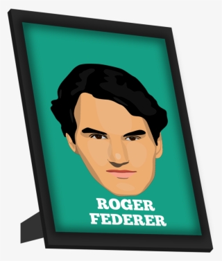 Framed Art, Roger Federer - Poster