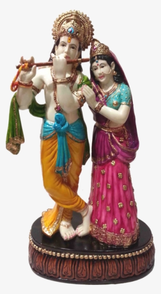 Marble Radhe Krishna Statue - Figurine