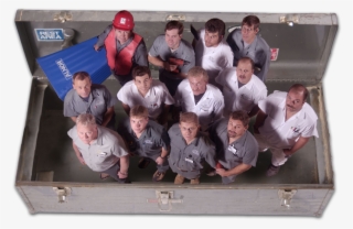 Dhmc Maintenance Crew In A Toolbox - Plywood