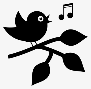 Png File Svg - Bird Singing Icon