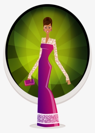 Fashion Clipart Popular Girl - Glam Clipart