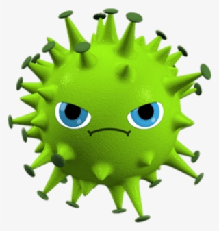 Download Cartoon Virus With Face Clipart Png Photo - Virus De La Diabetes