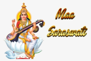 Saraswati Puja 2019 Png Image File - Maa Saraswati Hd Png