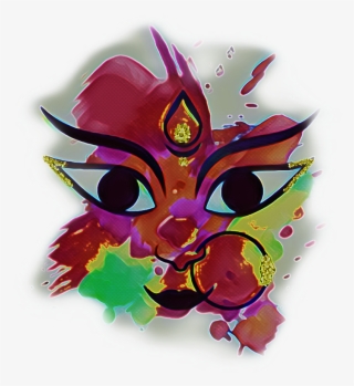 Durga Sticker - Mask