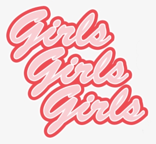 Girls Sticker - Girls Font