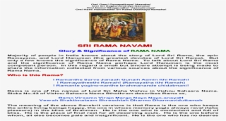 13890590 Sri Rama Navami Glory Significance Of Rama - Cuento Quien Invento El Mambo