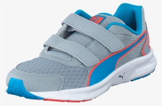 Puma Descendant V3 V Kids Quarry Atomic Blue 54358 - Sneakers