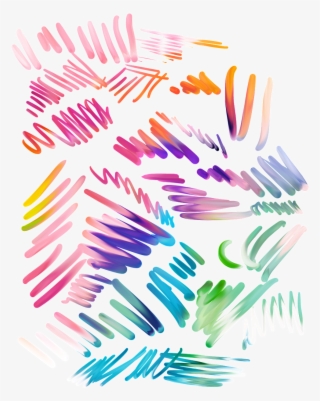 Casual Color Pen Transparent Decorative