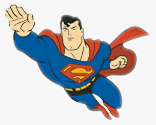 Superman Sticker - Superman Cartoon Vector Png