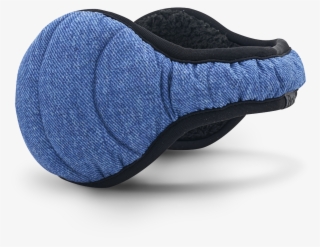 Sherpa Fur Lining Ear Warmer Men Denim - Suede