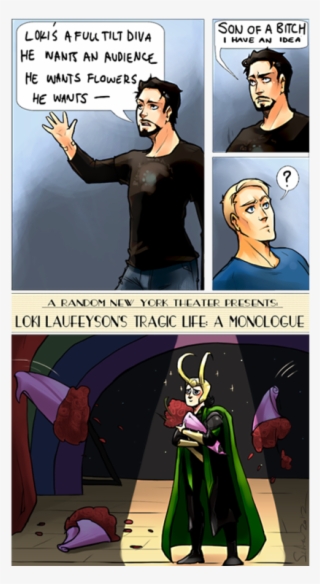 Loki And Tony Stark Fan Art