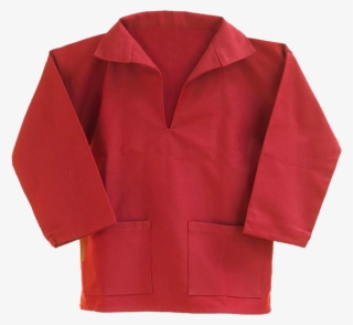 Carrier Company Children's Smock Red - Pattern