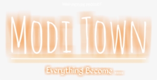 Modi Town Text Png, Modi Text, Modi Text For Editing, - Peach