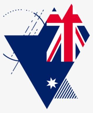 Heart Shape Australia Flag Png - Graphic Design