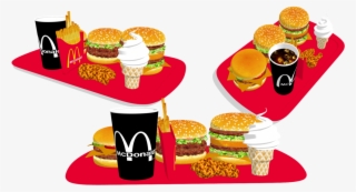 Junk Food Clipart Mcdonald's Menu - Mcdonald Food Cartoon