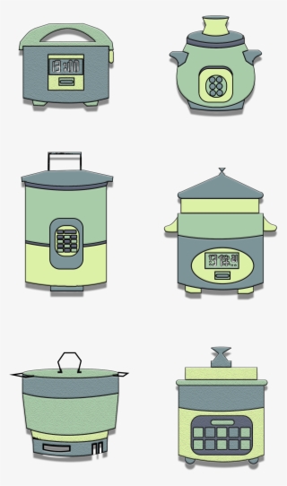 Cartoon Cute Simple Rice Cooker Png And Psd - Illustration - 2048x2738