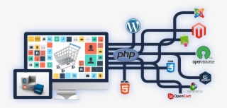 E-commerce Solutions - Transparent Web Development Png