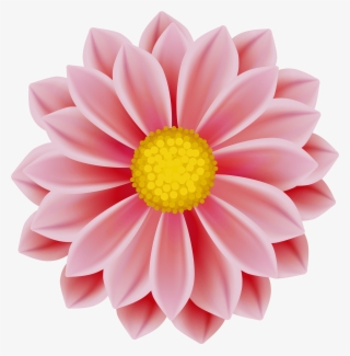Dahlia Flower Clipart - Portable Network Graphics