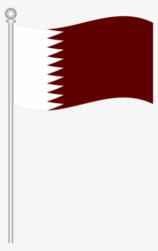 Flag Of Qatar,qatar,flag,world Flag,free Vector Graphics,free - Qatar Flag Logo Png