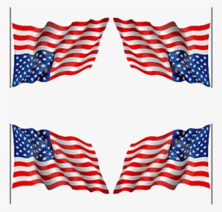 Bandera De Estados Unidos Oleando