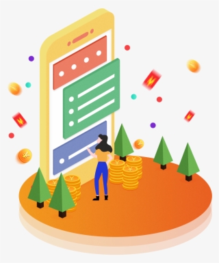 5d Elements Gold Coins Mobile Phone Financial Management