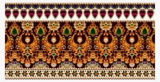 Textile Digital Jewellery Neck Design, Textile Design,print - Motif