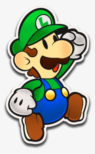 Free Png Download Paper Luigi Color Splash Png Images - Paper Mario And Luigi