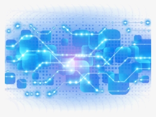 Blue Light Decoration Technology Effect Download Hd - Digital Technology Background Png