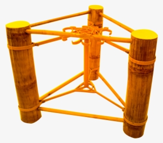 Bamboo Set Of 3 Chairs And Triangular Top Tea Table - Wood