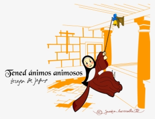 Teresa Of Jesus Ringing The Bell - Illustration