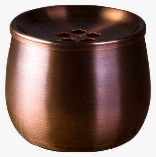 Rongshantang Fun Pure Copper Jianshui Tea Wash Pot - Wood