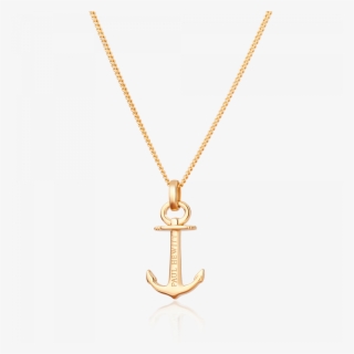 Paul Hewitt Necklace Anchor Spirit 18k Plated Gold - Happiness Necklace