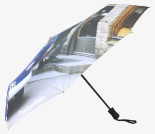 21 Inches Three Folding Over Print Umbrella Automatic - Umbrella