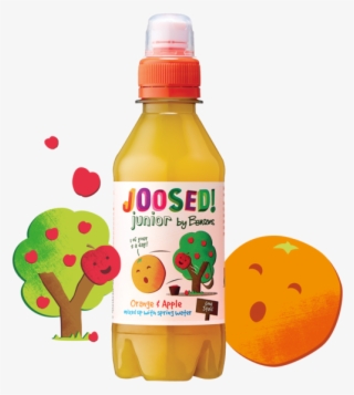 Orange And Apple - Plastic Bottle