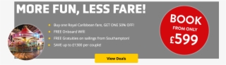 More Fun Less Fare Buy One Get One Half Price Your - Online Advertising