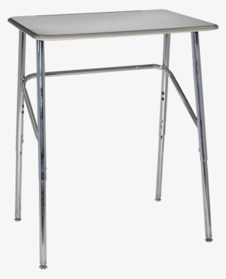 7sd40s Adjustable Study Desk With Solid Plastic Top - Skladací Kempingový Stôl