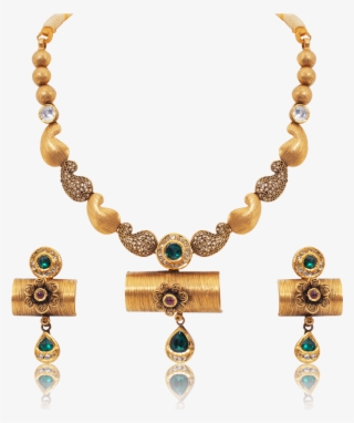 Magnificent Mango Necklace Set - Necklace