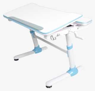 Ergostars Study Desk Es-8501 Blue Right Side - End Table