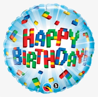 Happy Birthday Lego Foil Balloon - Lego Birthday Balloons