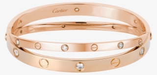 Love Braceletpink Gold, Diamonds - Cartier Love Bracelet Price
