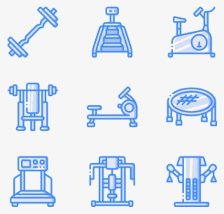 Gym Equipment - Тренажеры Иконки