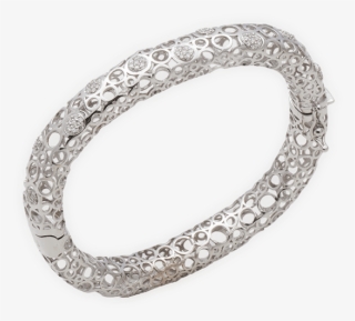 Net White Gold Bangle - Body Jewelry